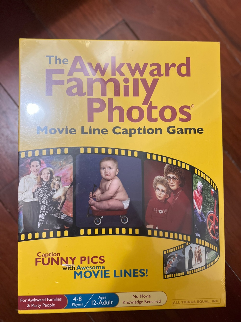 The Awkward Family Photos Movie Line Caption Game NEW still sealed